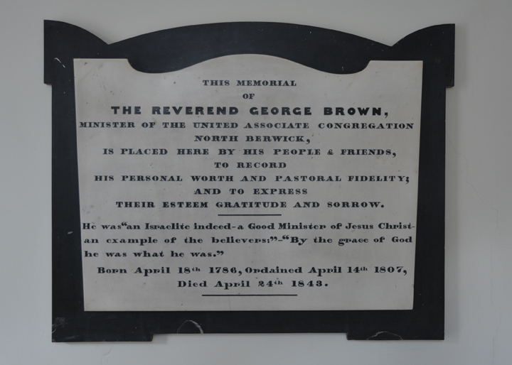 Rev George Brown memorial